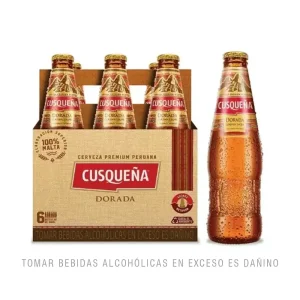 Cerveza Cusqueña Dorada X 6 Botellas