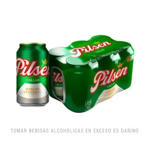 Cerveza Pilsen X 6 Latas